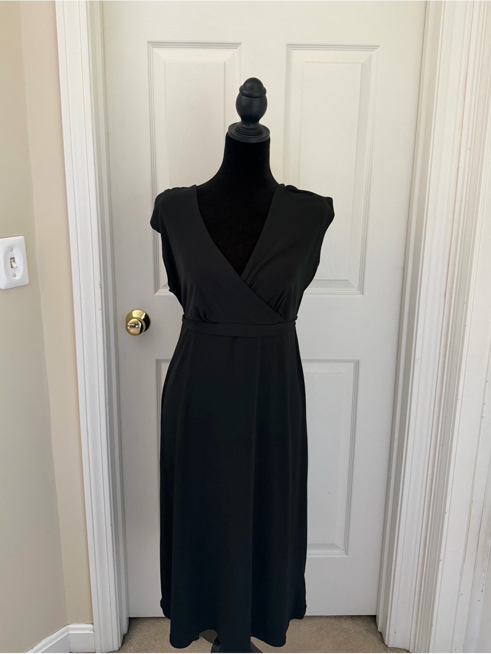 Merona Faux- Wrap-Style V-neck Dress